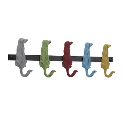 Multi Colored Metal Farmhouse Wall Hook Wall Hook by Quinn Living in Multi