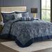 Aubrey Bedspread Bed Set Navy, Queen, Navy