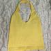 Urban Outfitters Tops | Out From Under For Urban Outfitters Jackie Seamless Halter Bra Top | Color: Yellow | Size: L