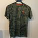 Under Armour Shirts | Men’s Underarmour Heat Gear Loose Fit Camouflage And Orange Detail Shirt | Color: Green/Orange | Size: M