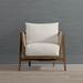 Halsey Accent Chair - Oatmeal Velvet InsideOut - Frontgate