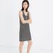 Madewell Dresses | Madewell Striped Scoopneck Knit Dress | Color: Black/White | Size: L