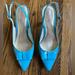 Lilly Pulitzer Shoes | Lilly Pulitzer Patent Leather Light Blue Kitten Heels | Color: Blue | Size: 6.5