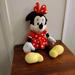 Disney Toys | Disney Minnie Mouse 17" Plush Doll Backpack | Color: Black/Red | Size: Osbb