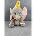 Disney Toys | Disney Store Dumbo Blue Soft Plush 12” Elephant Big Giant Ears Cuddle Huggable | Color: Blue/Red | Size: Osbb