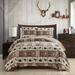 Yellowstone Quilt Set by LCM Home Fashions, Inc. in Animal Print (Size FULL/QUEEN)