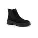 Women's Darla Bootie by Bueno in Black Nubuck (Size 40 M)