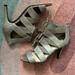 Nine West Shoes | Nine West Grey Heels Leather Size 6 | Color: Gray | Size: 6