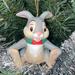 Disney Holiday | Disney Thumper 2002 Ceramic Ornament Euc | Color: Gray/Red | Size: Os