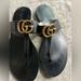 Gucci Shoes | Black And Gold Gucci Sandals | Color: Black/Gold | Size: 38