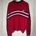 Ralph Lauren Sweaters | Chaps By Ralph Lauren Crew Striped Sweater Red Medium | Color: Red | Size: M
