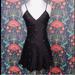 Zara Dresses | Nwt Zara Black Crystal Rhinestone Bias Cut Slip Dress, Black, Size Small | Color: Black | Size: S