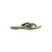 B O C Born Concepts Sandals: Green Solid Shoes - Women's Size 7 - Open Toe