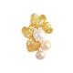 Brooch Pin for Women Unique Pearl Brooches Coat Sweater Cardigan Silk Scarf Pin for Women Elegant Clothing Decoration Brooch Pins for Women Gifts Fashion Brooch