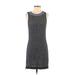 Romeo & Juliet Couture Casual Dress - Mini: Gray Marled Dresses - Women's Size Small