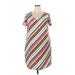 Apt. 9 Casual Dress: Ivory Stripes Dresses - Women's Size 2X-Large