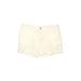 Faded Glory Khaki Shorts: Ivory Solid Bottoms - Women's Size 18