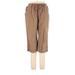 Gloria Vanderbilt Casual Pants - Mid/Reg Rise: Brown Bottoms - Women's Size Large