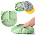 Ensemble de vaisselle en silicone pour enfants bol à ventouse pour bébé assiette pour bébé visage