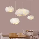 Plafonnier LED suspendu en forme de nuage flottant design moderne éclairage d'intérieur luminaire