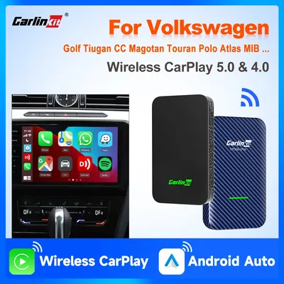 CarlinKit 5.0 et 4.0 adaptateur CarPlay automatique sans fil Android BT connexion automatique pour