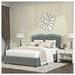 Ivy Bronx Kenidee Platform Storage Bed Wood & /Upholstered/Velvet/Metal & /Metal in Gray | 44.6 H x 60 W x 84.3 D in | Wayfair