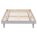 Ebern Designs Reisel Floating Platform Bed Frame Wood in Gray | 10.5 H x 40.9 W x 77.6 D in | Wayfair 03BE5F5B6AB04C3EAA6469961DE33779