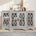 Winston Porter Nilo 58" Sideboard Wood in White | 32 H x 58 W x 15.7 D in | Wayfair 48C2EFD2ECF8473D9211D49F9DDD1E16