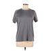 Nike Active T-Shirt: Gray Activewear - Women's Size Large