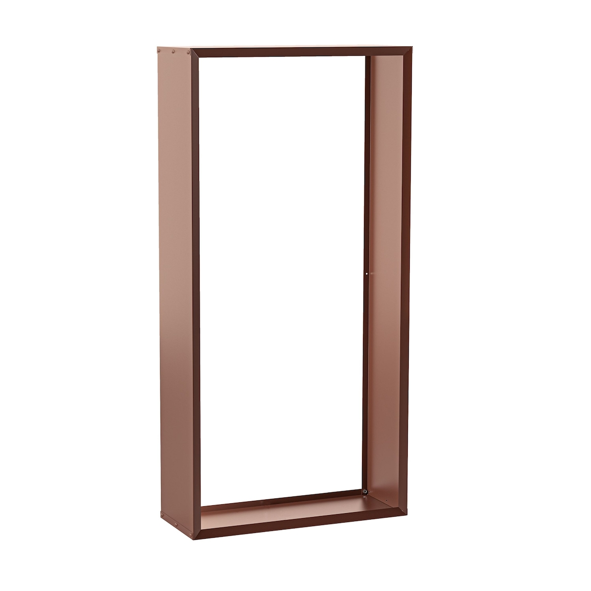 hiyard Kaminholzregal Wooker wide Holzlagersystem für Brennholz matt-schwarz oder rostbraun 99 x 199 cm Image