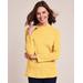 Blair Women's Essential Knit Long Sleeve Mock Top - Yellow - 2XL - Womens
