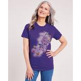 Blair Women's Short-Sleeve Graphic Tee - Purple - 3XL - Womens