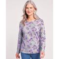 Blair Women's Essential Knit Long Sleeve Tee - Multi - 3XL - Womens