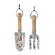 Summer Birds Garden Tool Gift Set - Iron Trowel & Fork with Ash Wood Handles