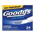 Goody s Extra Strength Headache Powder temporarily relieves minor aches and pains due to headaches minor arthritis pain colds backaches muscle aches toothaches and menstrual cramps