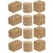 Home Decor Snow Village Accessories Miniature Prop Dollhouses Rustic Bales Haystack Pillar 12 Pcs