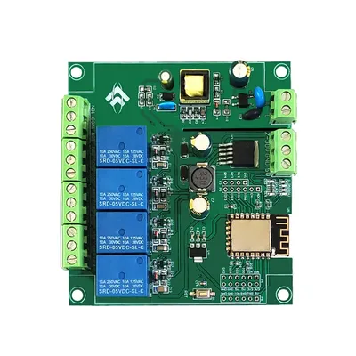 Relais modul WLAN 4-Kanal esp8266 Entwicklungs platine Spannungs überwachungs relais Industrie teile Image