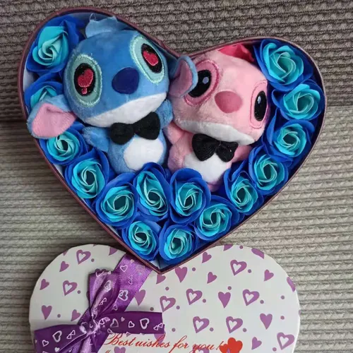 Handgemachte stich plüsch spielzeug stofftiere kleine bouquets geschenk box kreative geschenke für