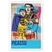 Degas To Picasso - Modernism in France - Mother and Child - Vintage Exhibition Poster by Fernand LÃ©ger c.1949 - Fine Art Matte Paper Print (Unframed) 30x44in