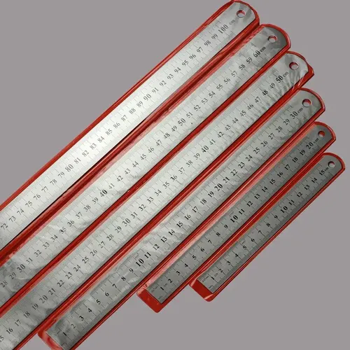 Edelstahl lineal 30cm lineal Stahl Lineal 1 m 15 / 20 / 30 / 50cm dicken stahl platte lineal 60cm