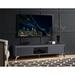 Luxurious High-End TV Stand for TVs up to 60", Modern Entertainment Center with LED Touch Light, Wire Management & KD Metal Legs