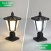 Solar Outdoor Post Lanterns With Dimmable LED(2 pack)