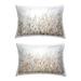 Stupell Beige & Grey Abstraction Decorative Printed Throw Pillow Design by Tim O'Toole (Set of 2)