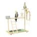 Bird Cage Stand Feeders Ladder Chew Toy Parrots Perch Playstand with Feeding Cup