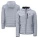 Men's Cutter & Buck Gray Arizona Diamondbacks Cooperstown Collection Rainier Primaloft Eco Full-Zip Hooded Jacket