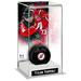 Tyler Toffoli New Jersey Devils Autographed Hockey Puck with Deluxe Tall Case