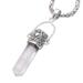 Crystal Amulet,'Balinese Sterling Silver and Quartz Crystal Necklace'