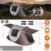 iMounTEK 3-4 Person Pop up Tent Foldable Camping Tent Waterproof Tent with 4 Tent Poles 2 Mosquito Net Windows Carrying Bag for Hiking Climbing Fishing Khaki