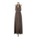 Watters Cocktail Dress - Maxi: Brown Dresses - Women's Size 2