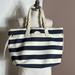 Dooney & Bourke Bags | Dooney & Bourke Navy Style Blue And White Striped Tote Shoulder Bag- Euc | Color: Blue/White | Size: Os